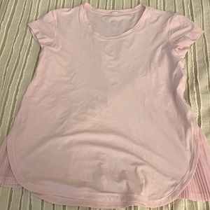 Size 8 Lululemon pink t shirt